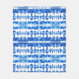 Gefärbte Krawatte Indigo shibori decke