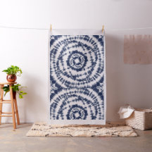 Gefärbte Krawatte Indigo