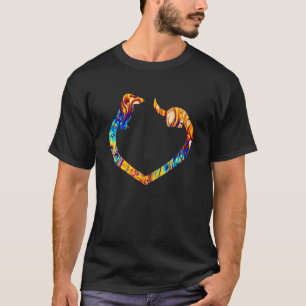Gefärbte Krawatte Inspiriert Dackel Dackel Dog T-Shirt