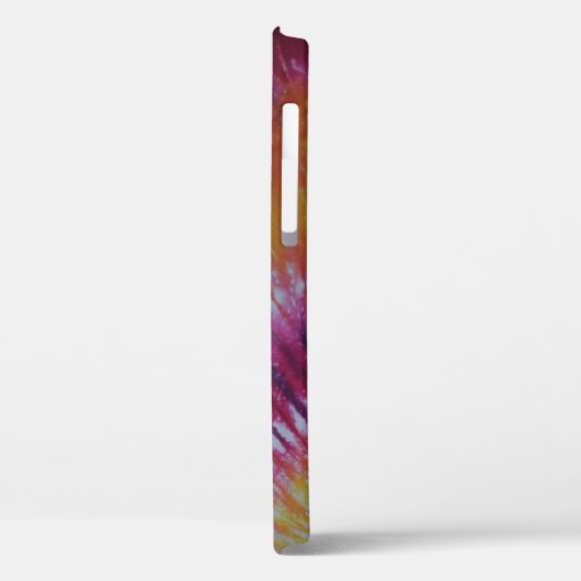 Gefärbte Krawatte iPhone 3 Fall - Gelb Case-Mate iPhone Hülle (Rückseite / Links)