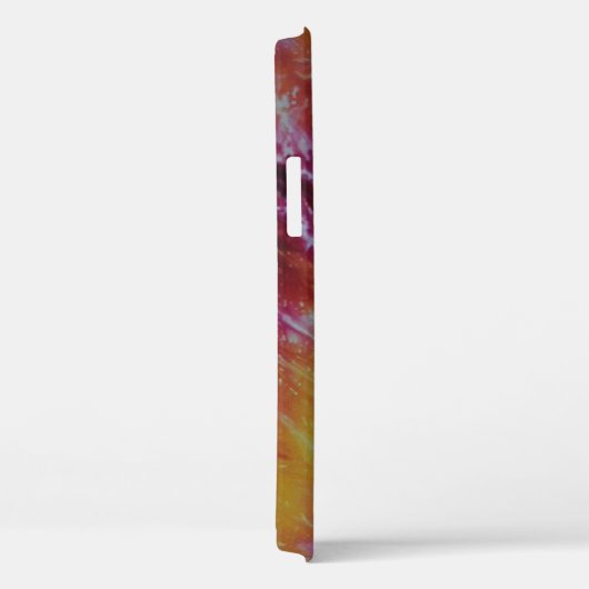 Gefärbte Krawatte iPhone 3 Fall - Gelb Case-Mate iPhone Hülle (Rückseite / Rechts)