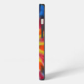 Gefärbte Krawatte iPhone Hülle (Linke Seite)
