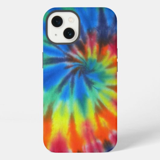 Gefärbte Krawatte iPhone Hülle (Rückseite)