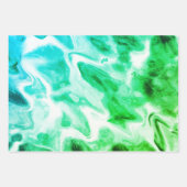 Gefärbte Krawatte Jeden Anlaß Drei verschiedene Fa Geschenkpapier Set (Vorderseite 3)