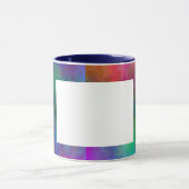 Gefärbte Krawatte-Kaffee-Cup Tasse (Zentrum)