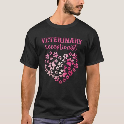 Gefärbte Krawatte Katze Katze Papa Print Veterinär T-Shirt (Vorderseite)