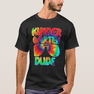 Gefärbte Krawatte Kindergarten Typ erster Schultag T-Shirt
