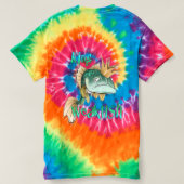 Gefärbte Krawatte King Weakfish T-Shirt (Design Rückseite)