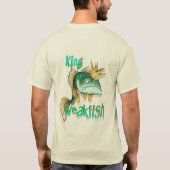 Gefärbte Krawatte King Weakfish T-Shirt (Rückseite)