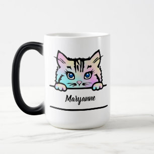 Gefärbte Krawatte Kitty Tasse