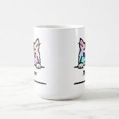 Gefärbte Krawatte Kitty Tasse (Zentrum)