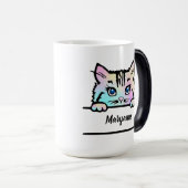 Gefärbte Krawatte Kitty Tasse (VorderseiteRechts)