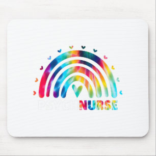 Gefärbte Krawatte Krankenpflege Psychiatrische Psy Mousepad