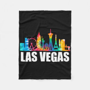 Gefärbte Krawatte Las Vegas Nevada Party Ausflug Fleecedecke