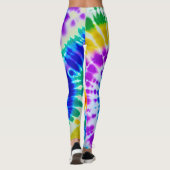 Gefärbte Krawatte Leggings (Rückseite)