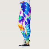 Gefärbte Krawatte Leggings (Links)
