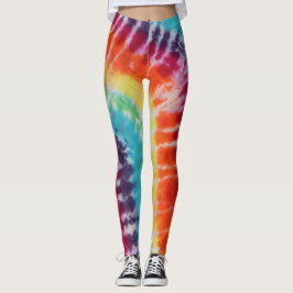 Gefärbte Krawatte Leggings