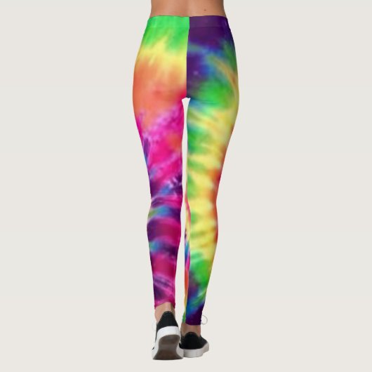 GEFÄRBTE KRAWATTE LEGGINGS (Rückseite)