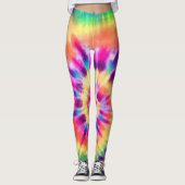GEFÄRBTE KRAWATTE LEGGINGS (Vorderseite)