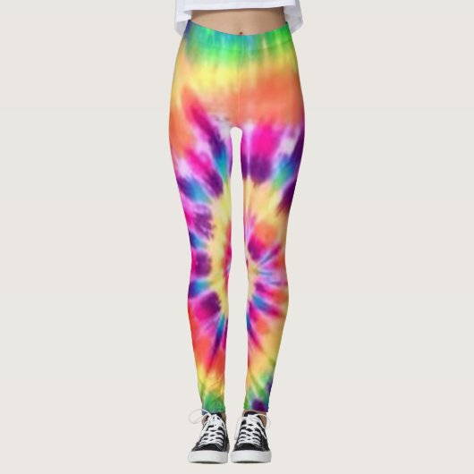 GEFÄRBTE KRAWATTE LEGGINGS (Vorderseite)