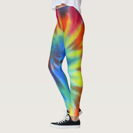 Gefärbte Krawatte Leggings (Links)