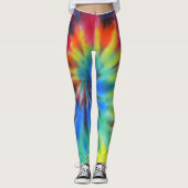 Gefärbte Krawatte Leggings (Vorderseite)