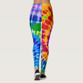 Gefärbte Krawatte Leggings (Rückseite)