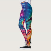 Gefärbte Krawatte Leggings (Links)