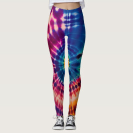 Gefärbte Krawatte Leggings