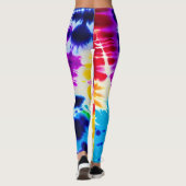 Gefärbte Krawatte Leggings (Rückseite)