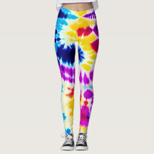 Gefärbte Krawatte Leggings