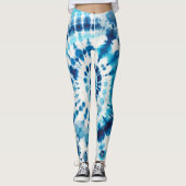 Gefärbte Krawatte Leggings (Vorderseite)