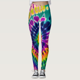 Gefärbte Krawatte Leggings