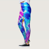 Gefärbte Krawatte Leggings (Links)