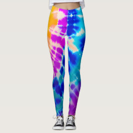 Gefärbte Krawatte Leggings