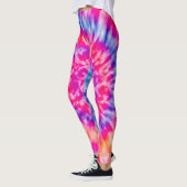 Gefärbte Krawatte Leggings (Links)