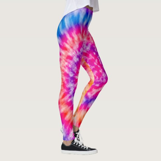 Gefärbte Krawatte Leggings (Rechts)
