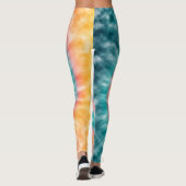 Gefärbte Krawatte Leggings (Rückseite)