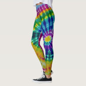 Gefärbte Krawatte Leggings (Links)