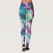 Gefärbte Krawatte Leggings (Rückseite)