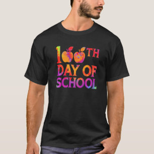 Gefärbte Krawatte Lehrer Student 100. Schultag T-Shirt