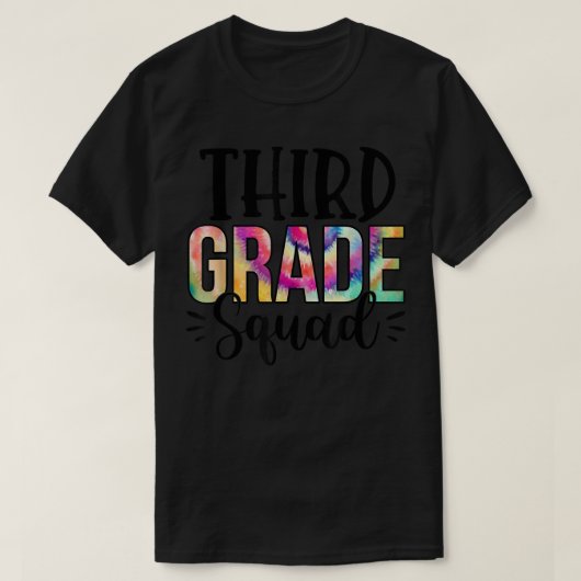 gefärbte Krawatte Lehrerteam Dritte Klasse T-Shirt (Design vorne)