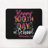 Gefärbte Krawatte Leopard glücklich 100. Schultag Mousepad (Mit Mouse)