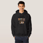 Gefärbte Krawatte Leopard Schulsekretärin glücklic Hoodie (Vorne ganz)
