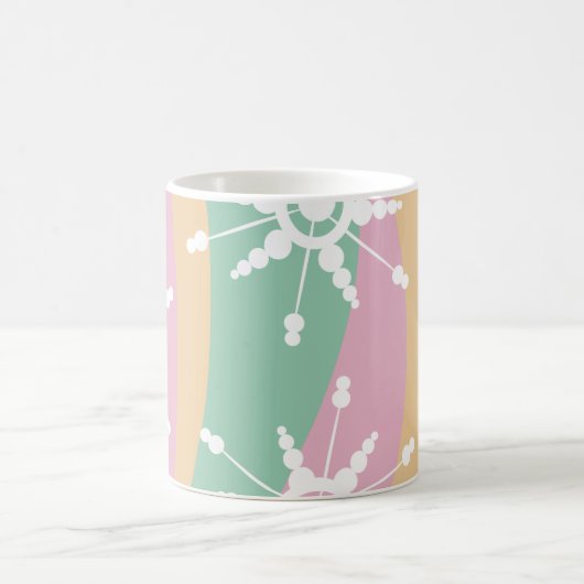 Gefärbte Krawatte Liquid Retro Groovy Weihnachten Kaffeetasse (Mittel)