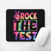 Gefärbte Krawatte löst den Testglückslehrer lo Mousepad (Mit Mouse)