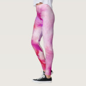 Gefärbte Krawatte magenta Leggings (Links)