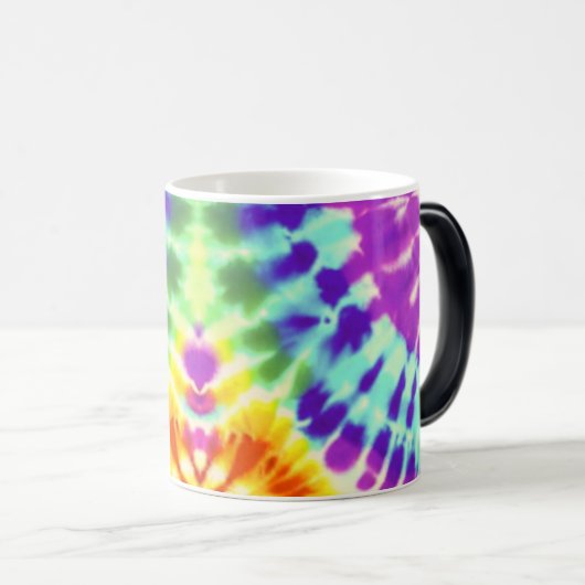 Gefärbte Krawatte Magic Coffee Tasse (VorderseiteRechts)