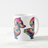 Gefärbte Krawatte Mallard Duck Kaffeetasse (VorderseiteRechts)
