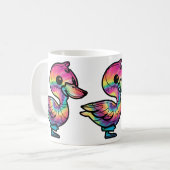 Gefärbte Krawatte Mallard Duck Kaffeetasse (Vorderseite Links)